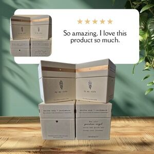 4-Pack Demdaco 7oz Candle Guardian Angel White Oak + Cashmere By My Side